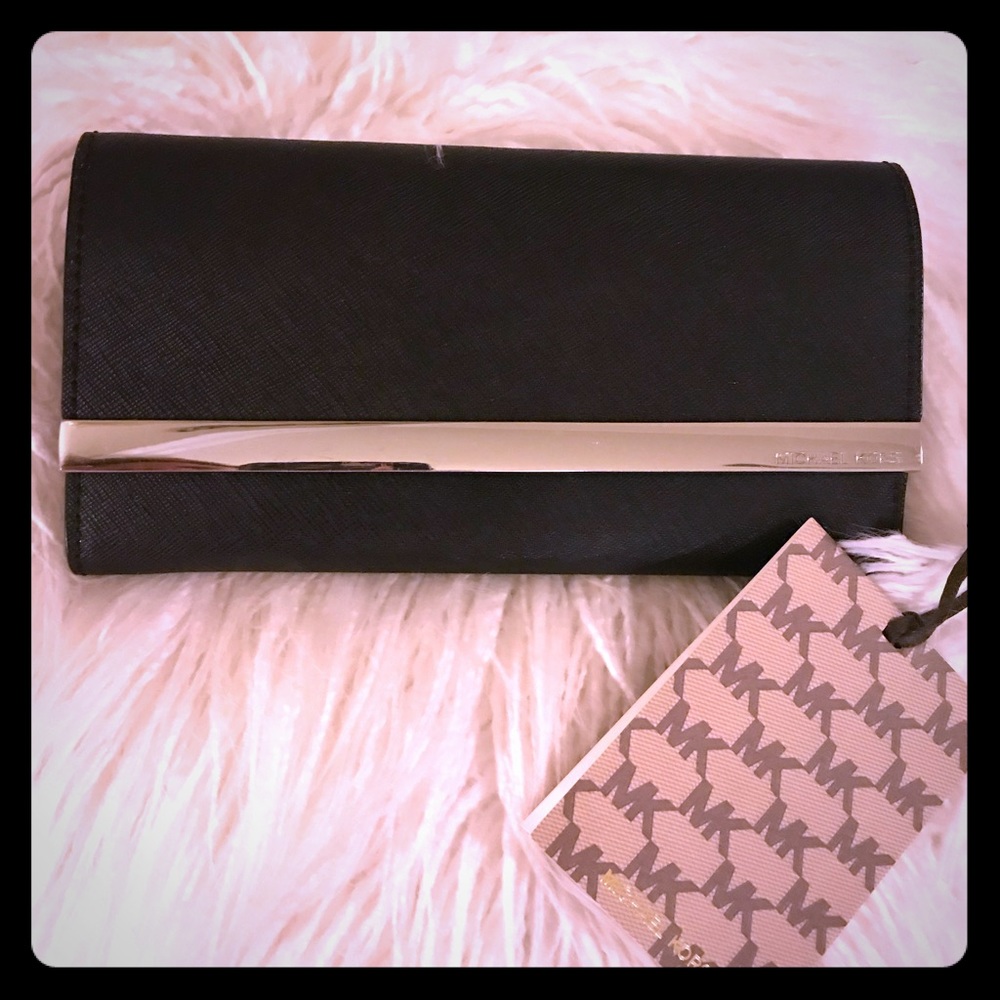 Michael Kors large black wallet
